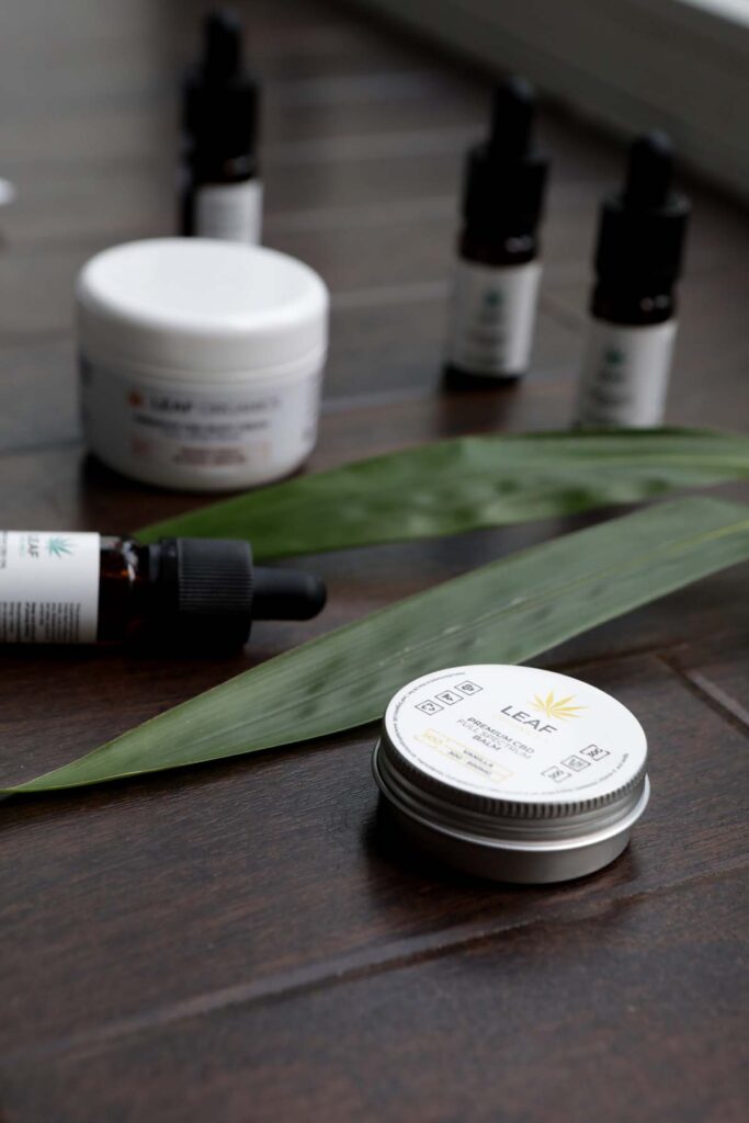 Leaf Organics CBD Balm, CBD cream CBD tincture