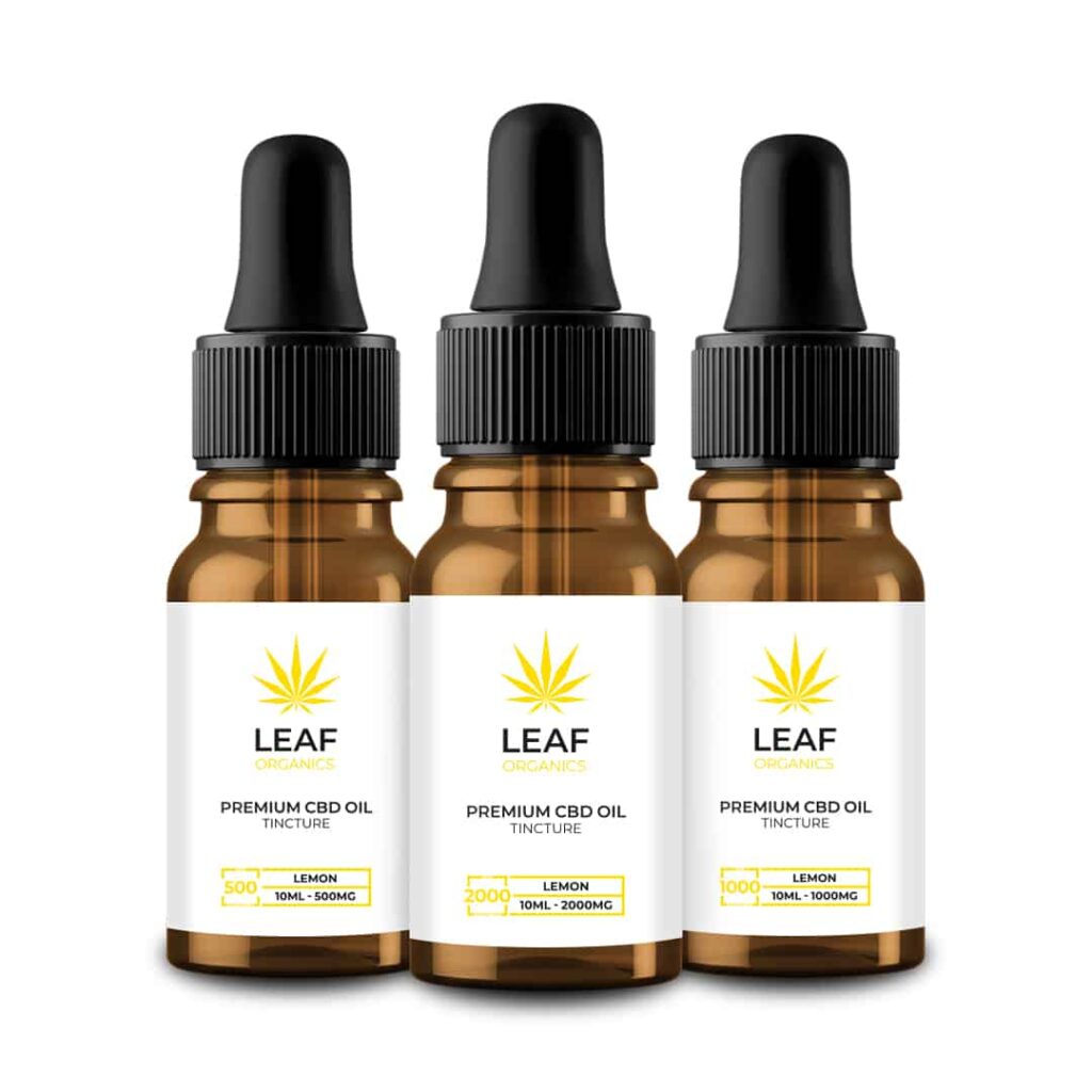 CBD Lemon Tincture Bundle THC free